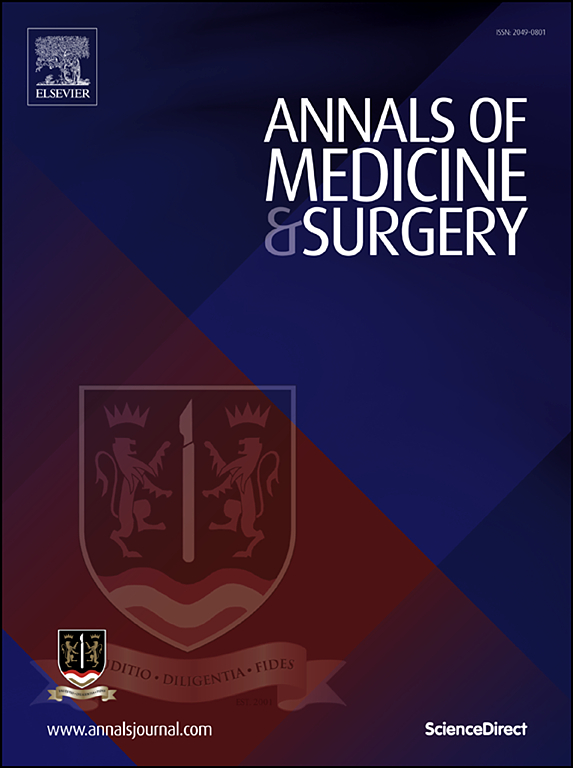 Go to journal home page - Annals of Medicine and Surgery